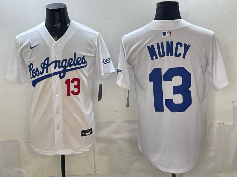Men Los Angeles Dodgers #13 Muncy white Game 2026 Nike MLB Jersey 4014001